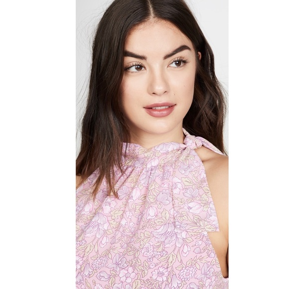 NEW LIKELY PINK FLORAL MIDI DRESS - Picture 3 of 9